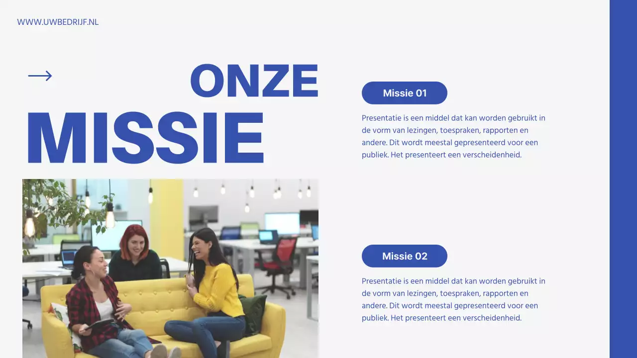 Introductie van Blue Minimal Business