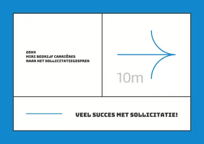Geometrische interviewrichtingen in blauw, zwart en wit
