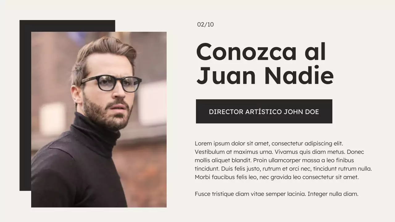 Presentación de la empresa Black and White Minimal Marketing Agency