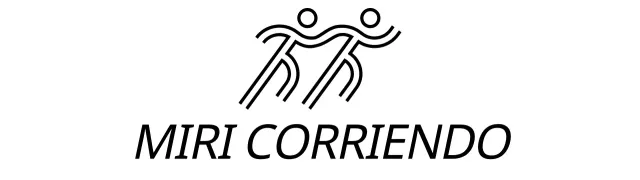 Sencilla competición de running con ilustraciones de corredores