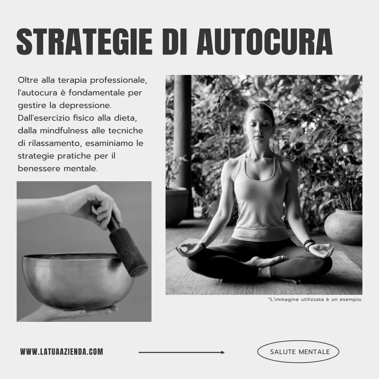 Beige e Grigio Minimal Care Psicologia Promozione del blog