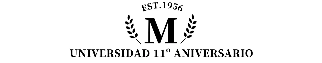 Concepto sencillo de souvenir universitario con logotipo de laurel