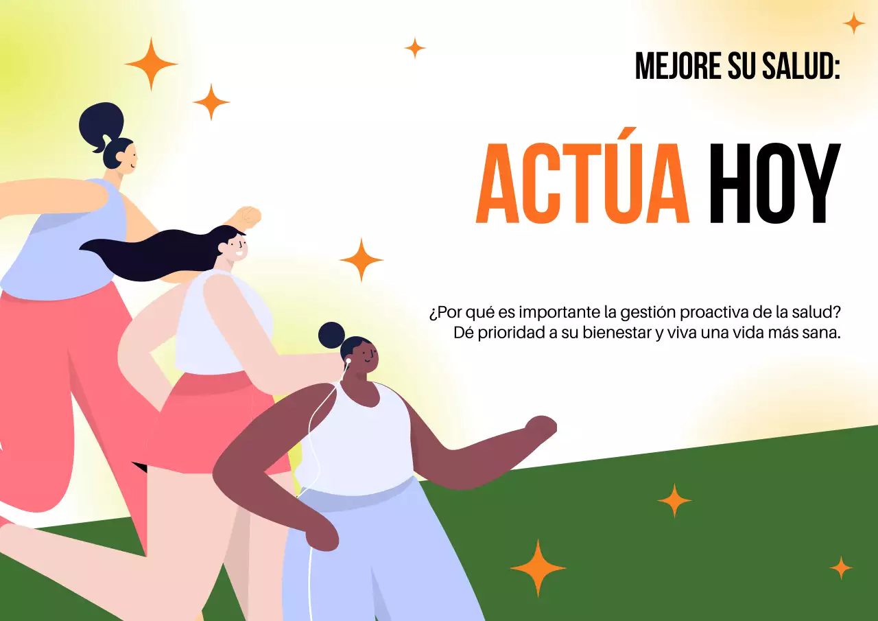 Verde y naranja Sensibilización sanitaria moderna Introducción