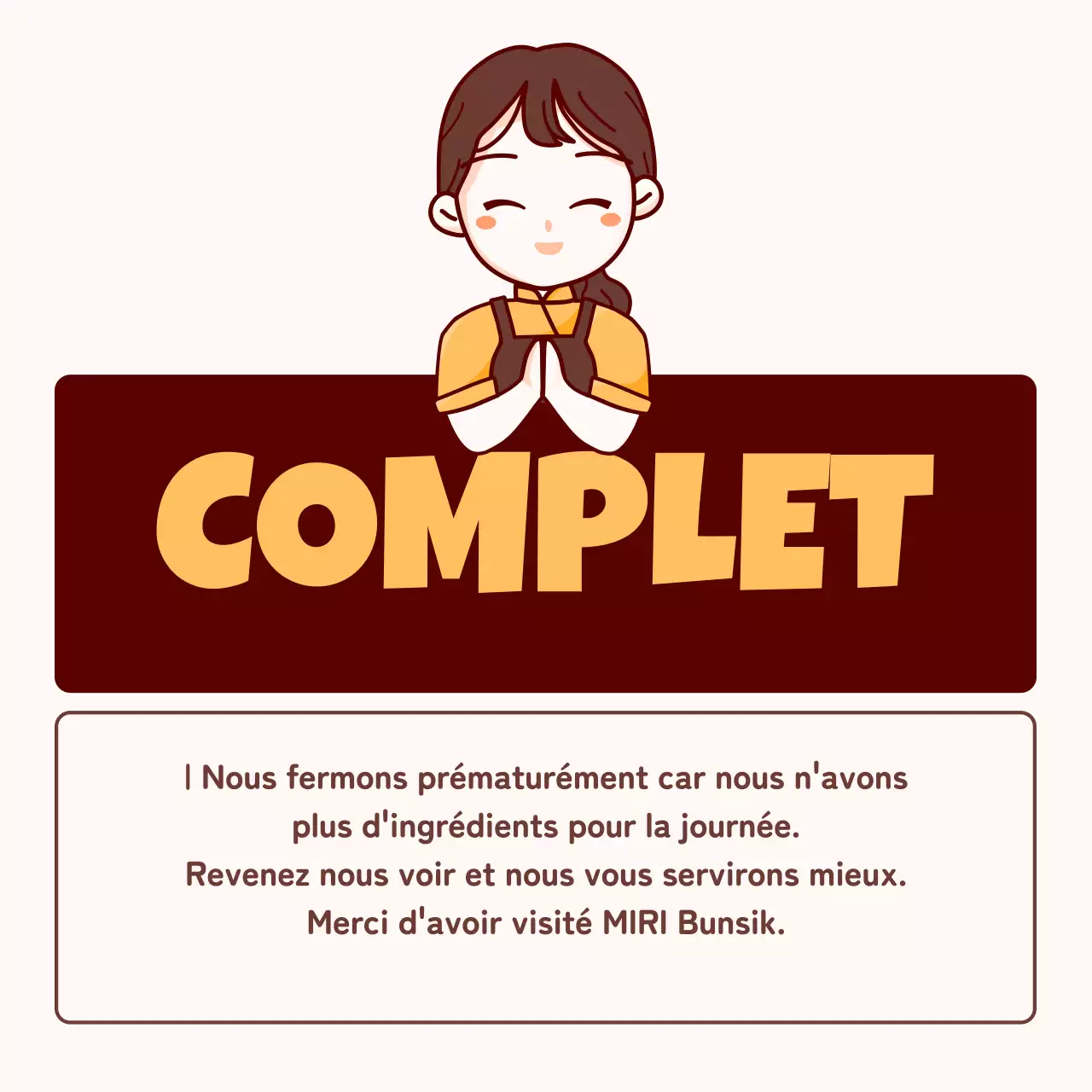 Guide d'annonce des magasins avec de jolies illustrations de personnages orange et jaunes