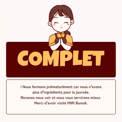 Guide d'annonce des magasins avec de jolies illustrations de personnages orange et jaunes