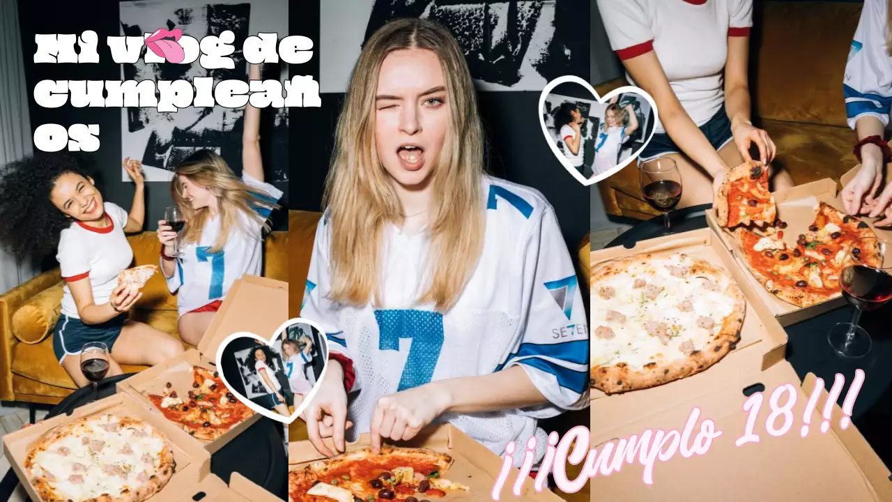 Vídeo de cumpleaños vintage amarillo