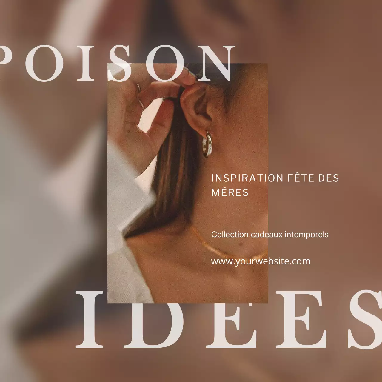 Idées de cadeaux pour la fête des mères marron Promotion