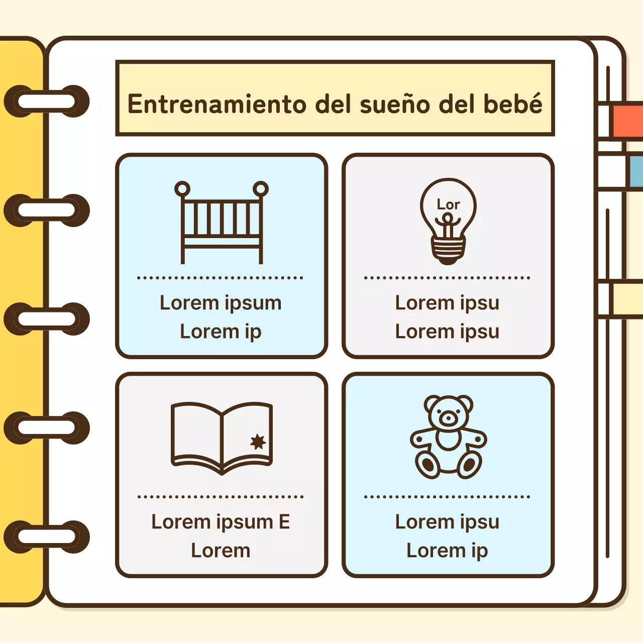 Todo sobre la paternidad con el niño amarillo y naranja
