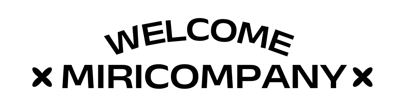 Simple corporate welcome kit with floral illustrations