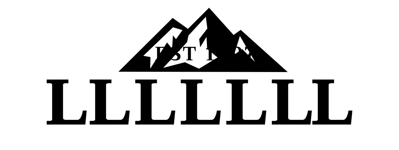 Club di arrampicata di ispirazione vintage con illustrazioni di montagna e font serif