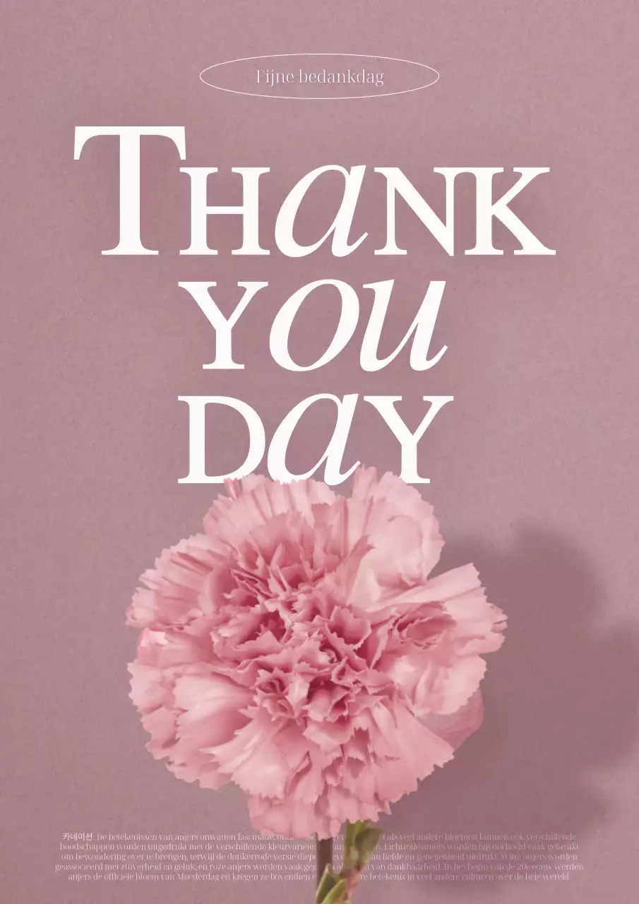 Een eenvoudige Moederdagpromotie in roze