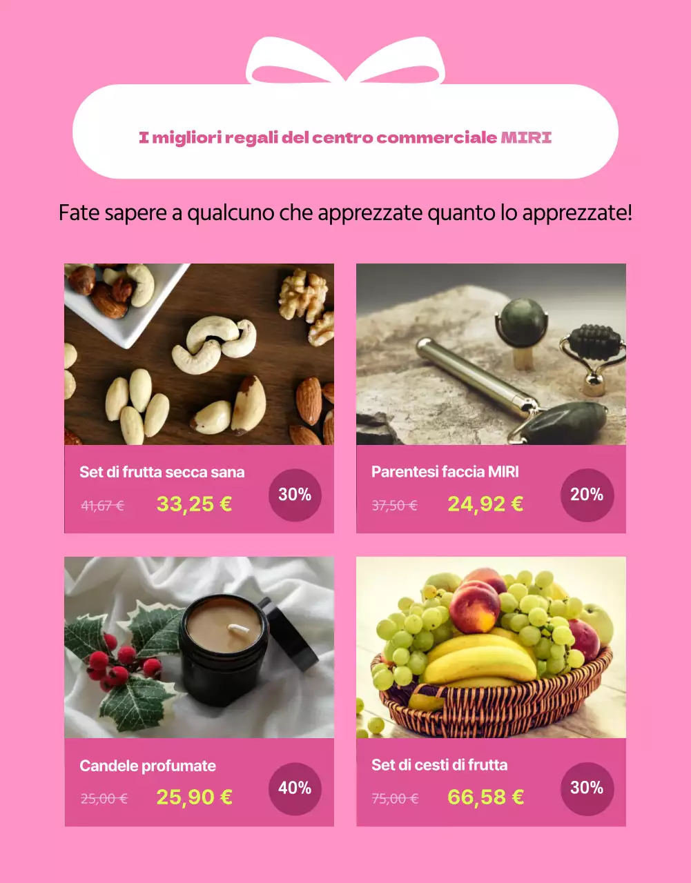 Promuovere il Mese della Famiglia con un tocco kitsch blu e rosa