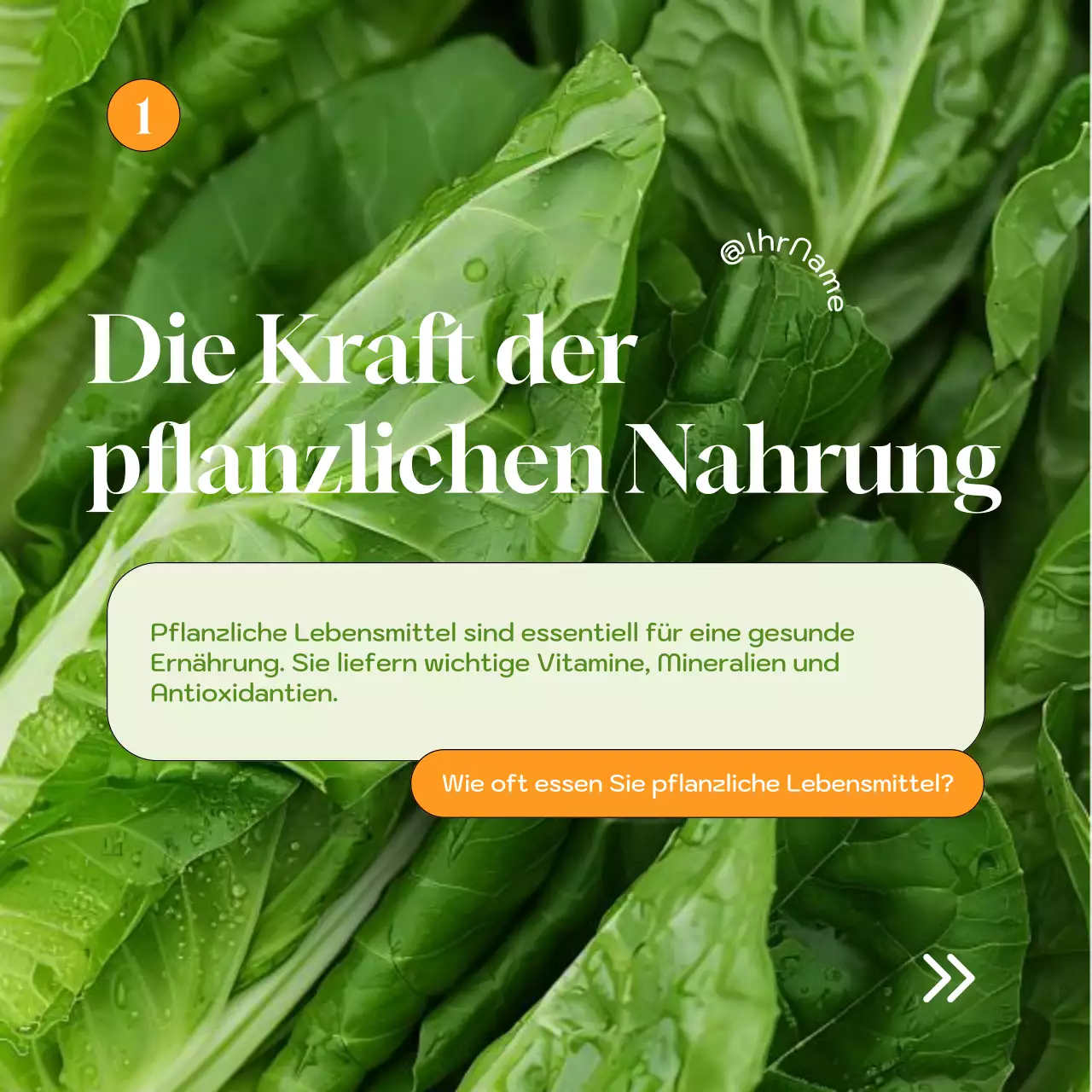 Grün Natürlich Gesund Strategie