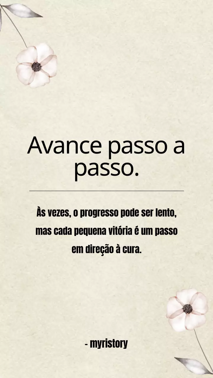 Bege Natural Palavras de encorajamento Publicidade
