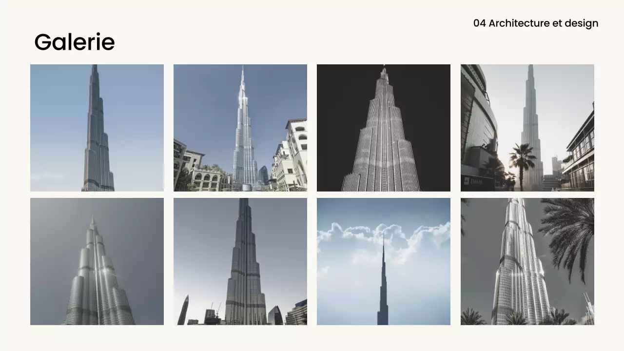 Rapport architectural minimal en noir et blanc