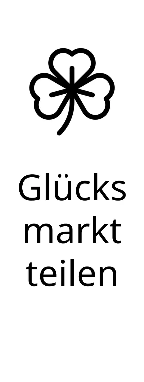 Wohltätigkeitsspenden-Flohmarkt mit Clover