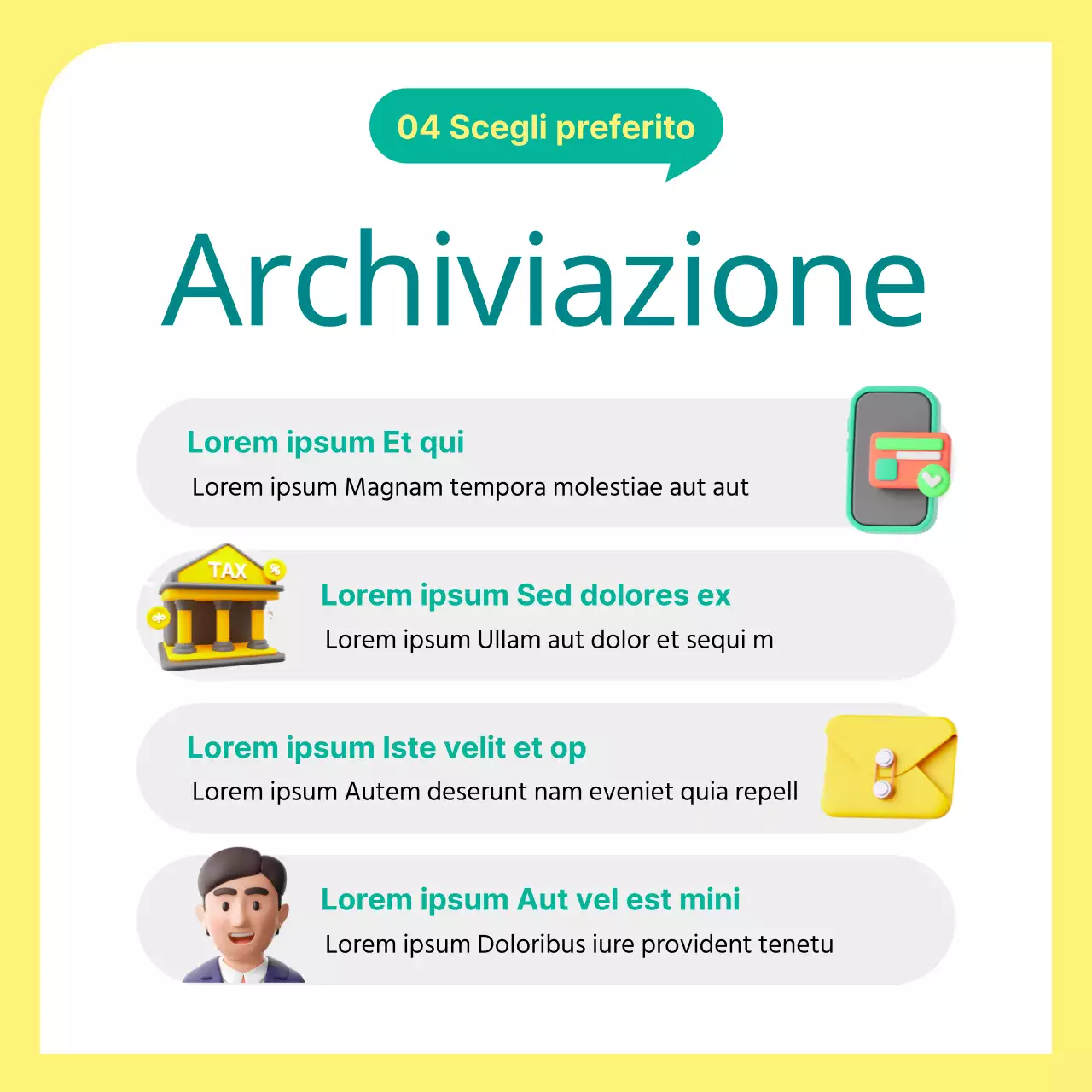 A proposito dei gialli e dei verdi, dichiarazione dei redditi complessiva carina