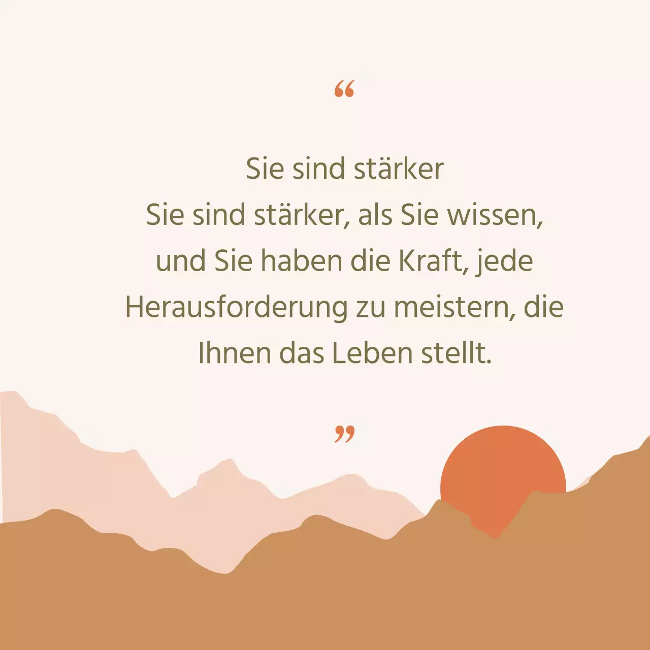 Ivory Brown Minimal Motivationszitate Werbung