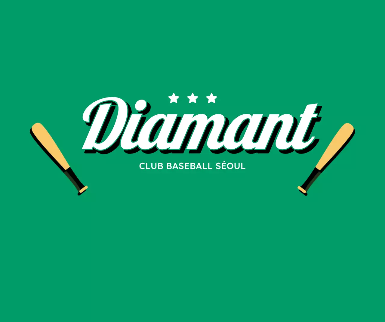 Conception d'un club de baseball avec une touche rétro