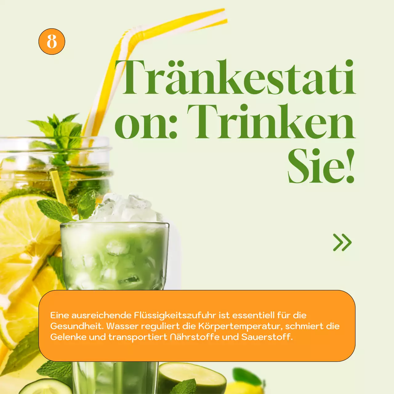 Grün Natürlich Gesund Strategie