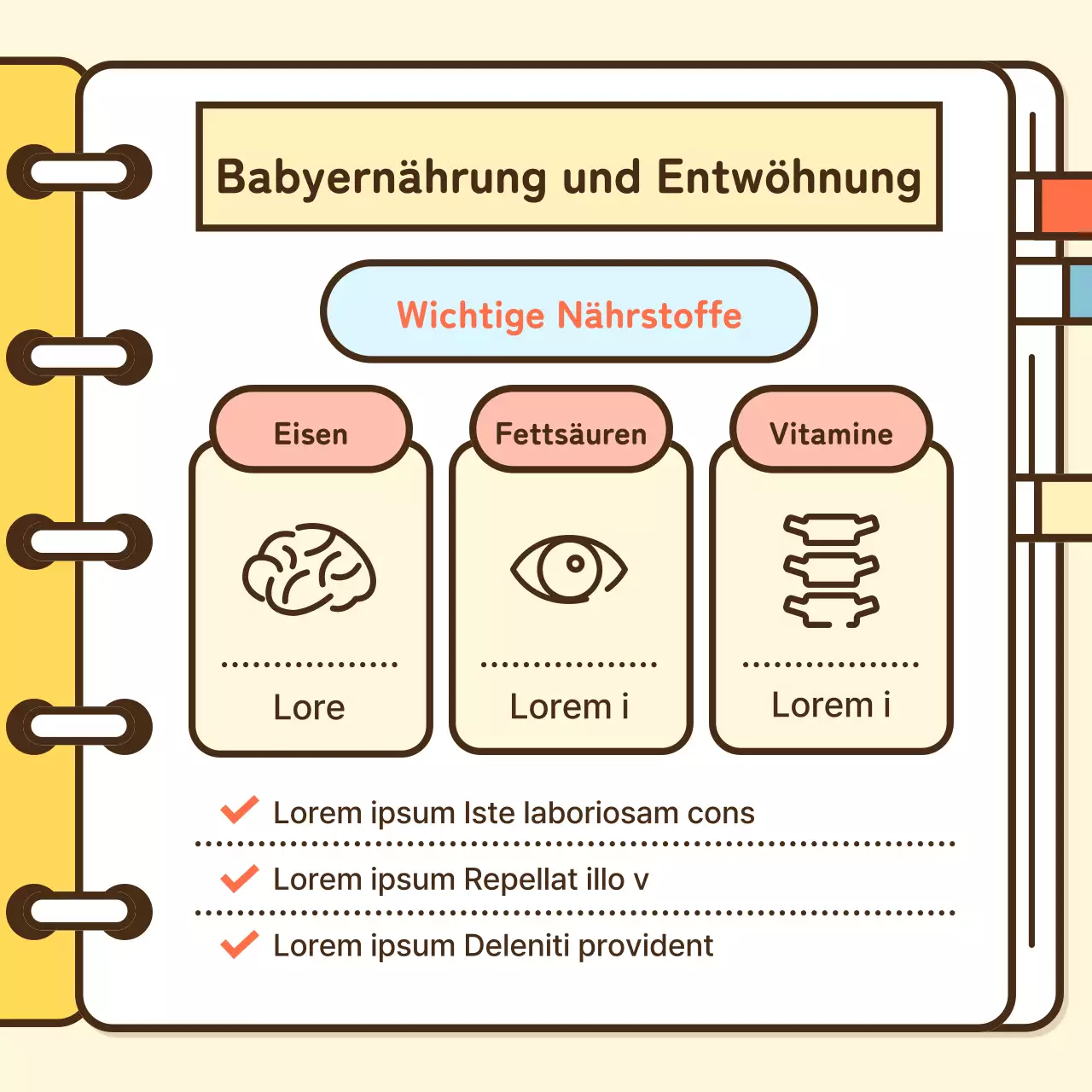Alles über die Erziehung mit dem gelben und orangenen Kind