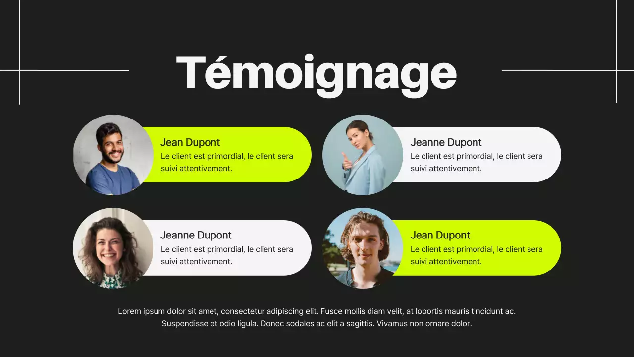 Néon et noir Introduction moderne aux affaires