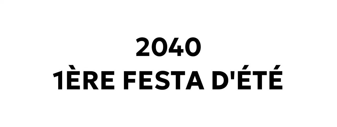 Un festival d'été ensoleillé avec des illustrations de palmiers