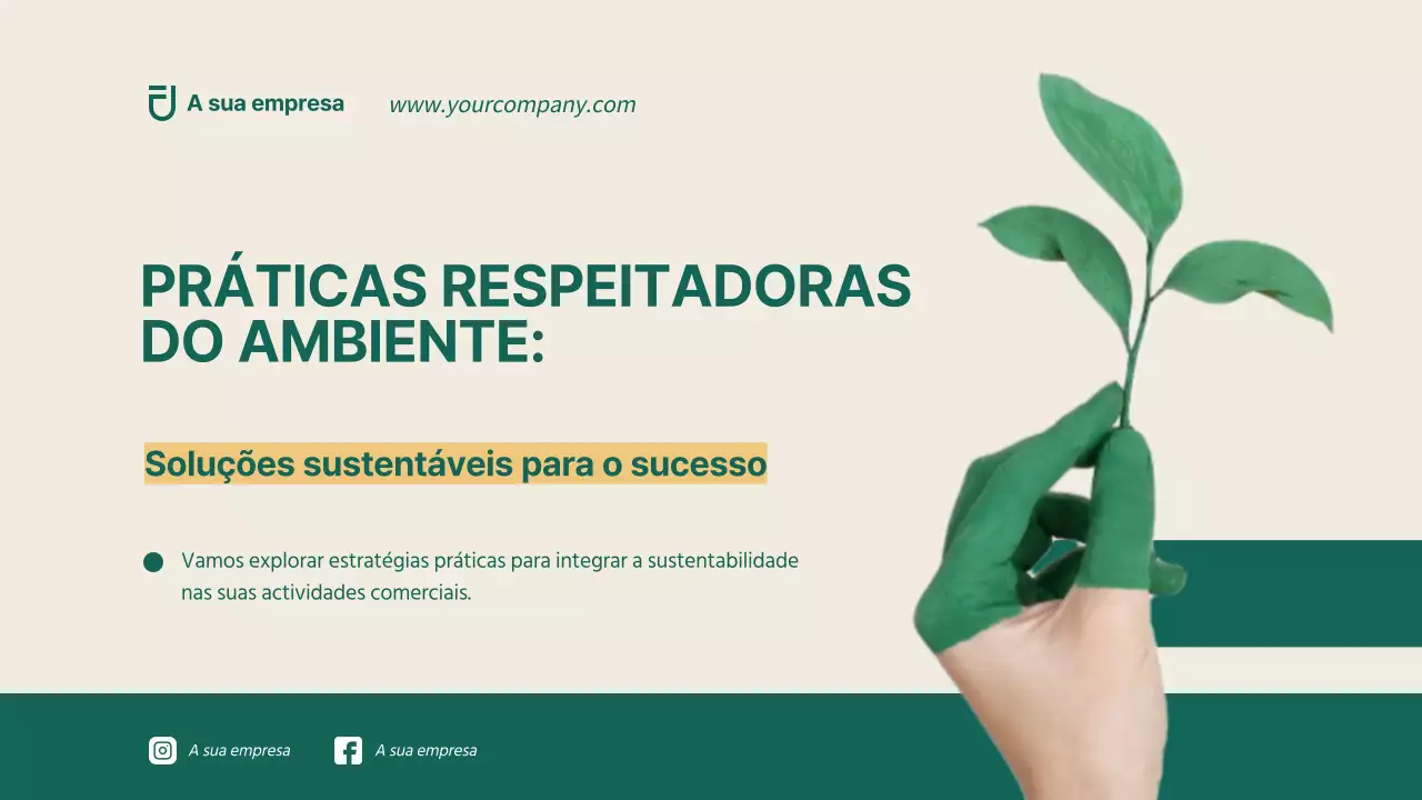 Verde e Amarelo Soluções Empresariais Simples e Sustentáveis Estratégia