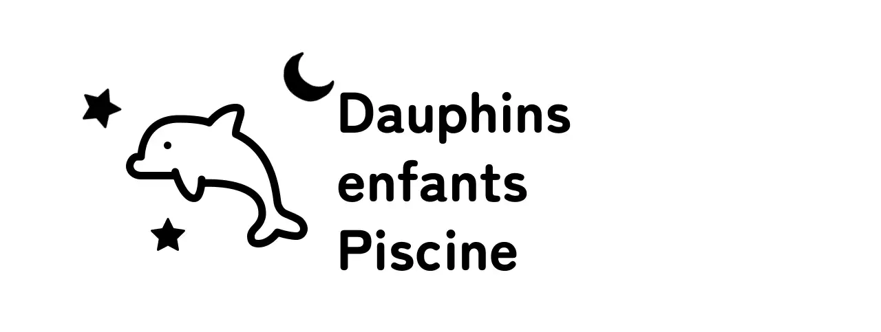 Design mignon avec de jolies illustrations de dauphins