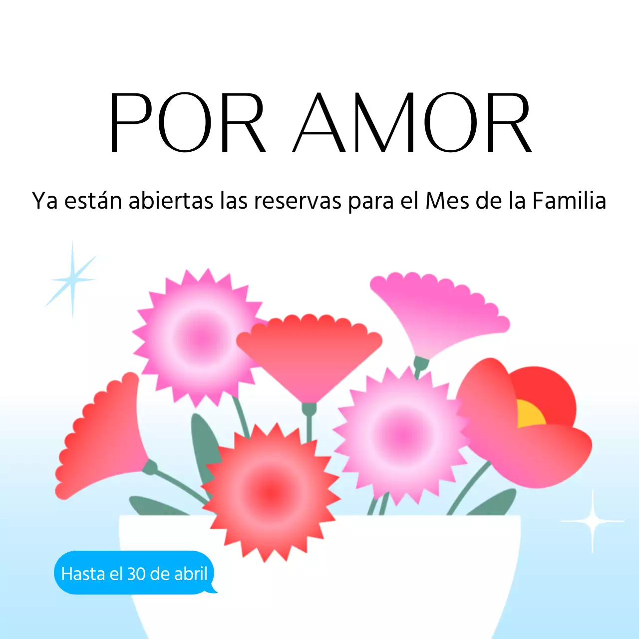 Promueva un moderno feed de marketing en redes sociales en azul claro y rojo