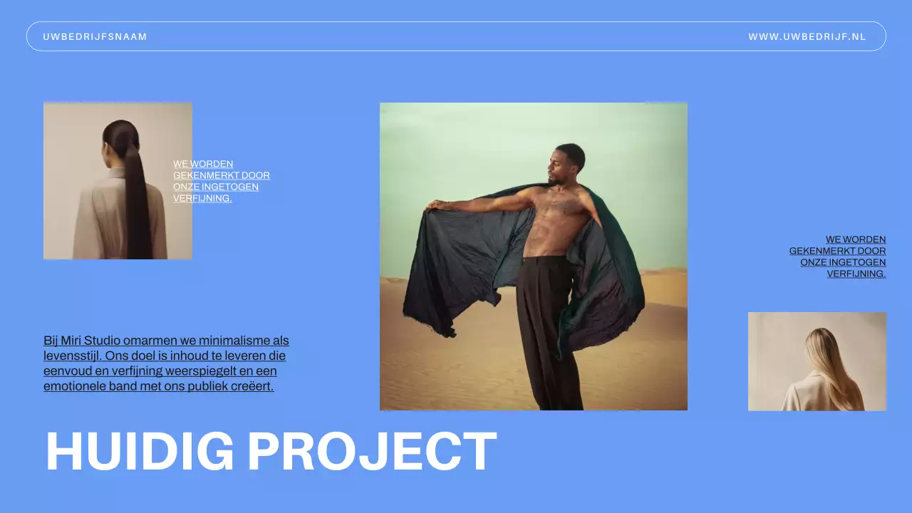 Introductie van Blue Minimal Business