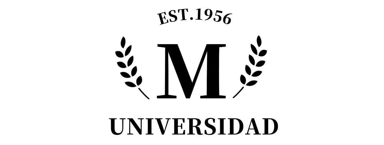 Concepto sencillo de souvenir universitario con logotipo de laurel