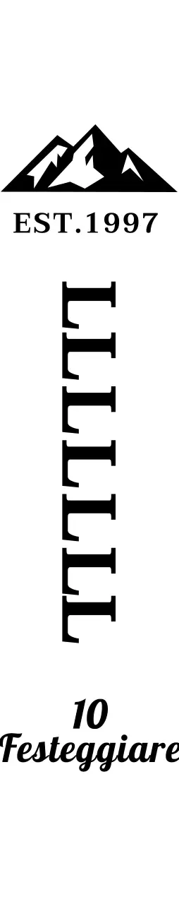 Club di arrampicata di ispirazione vintage con illustrazioni di montagna e font serif