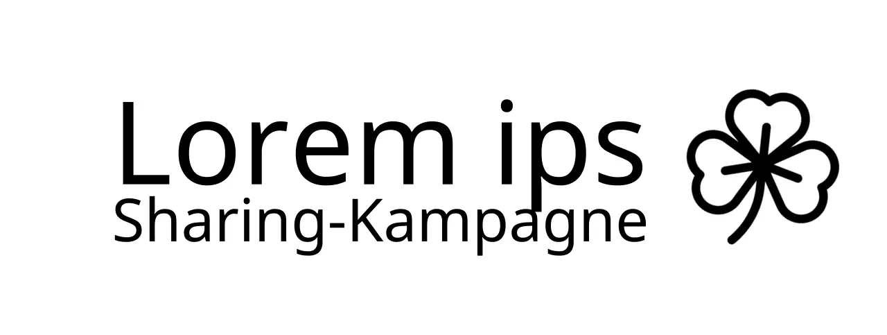 Wohltätigkeitsspenden-Flohmarkt mit Clover