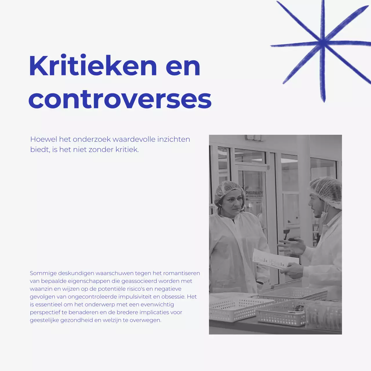 Blue Modern Medische Strategie