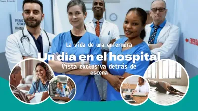 Blanco y verde en negrita Medial Student Life Introducción