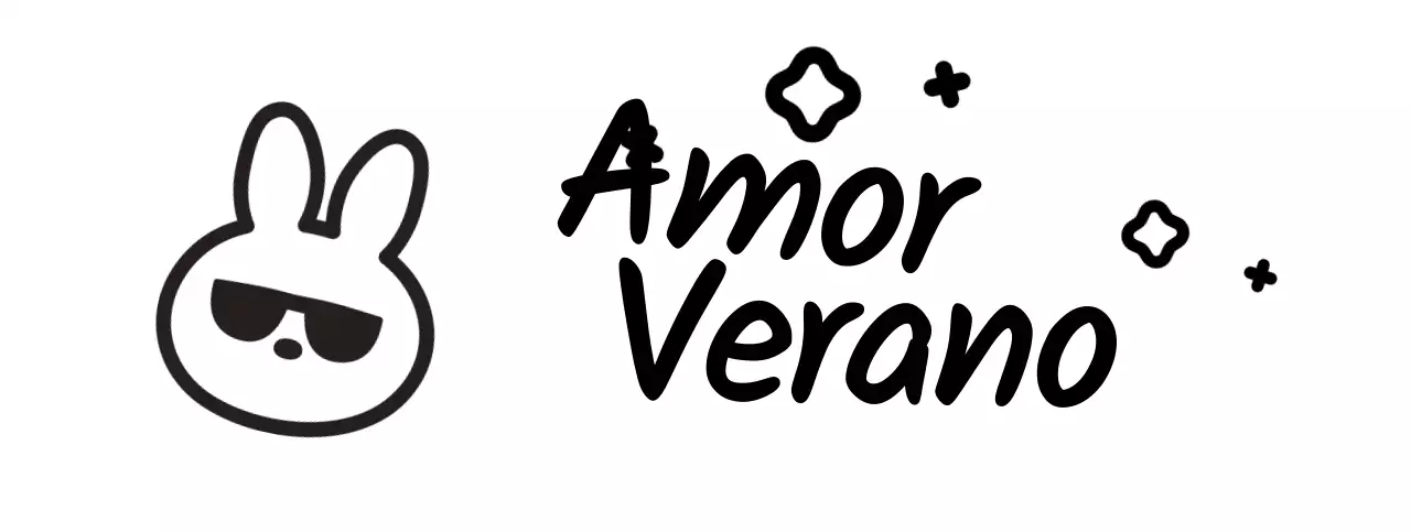 Conejito con bonitas gafas de sol de verano escritas a mano