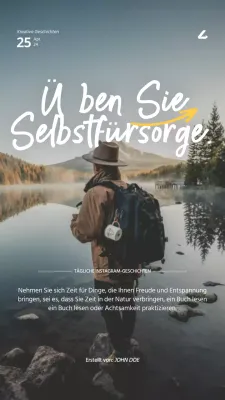 Weiß Moderne Typografie Zitat Motivierende Worte der Positivität für die geistige Gesundheit Selbst-Wachstum