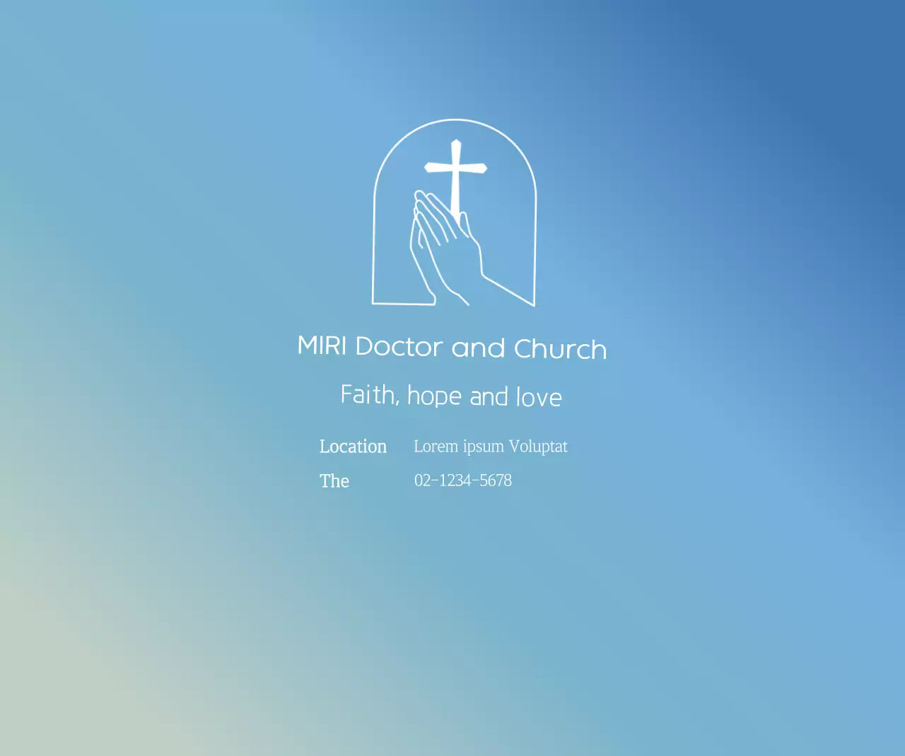 Versículos bíblicos emocionais com gradientes para promover a sua igreja