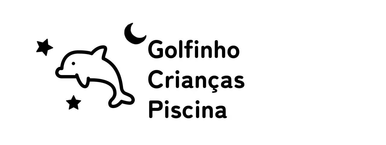 Design giro com ilustrações de golfinhos