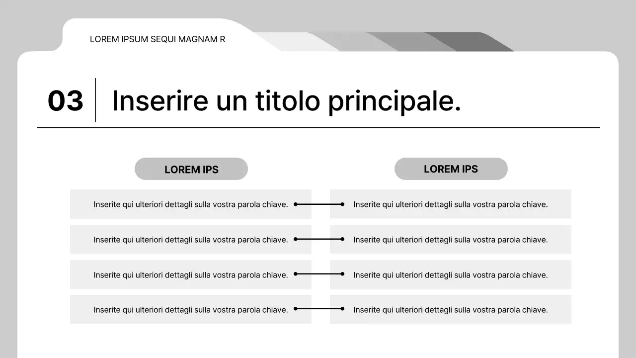 Rapporti aziendali semplici e in bianco e nero per le aziende