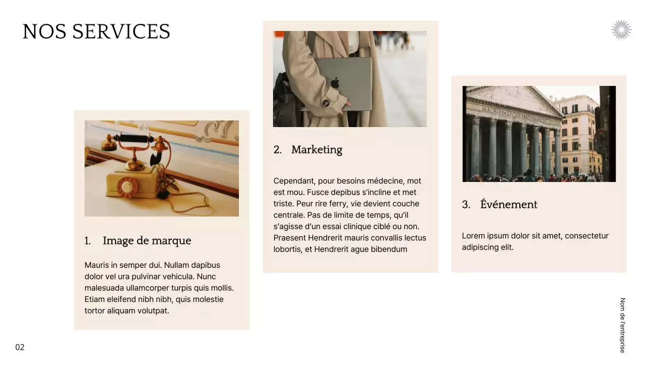 Beige White Minimal Neutral Tone Business Presentation Pitch Deck Strategy