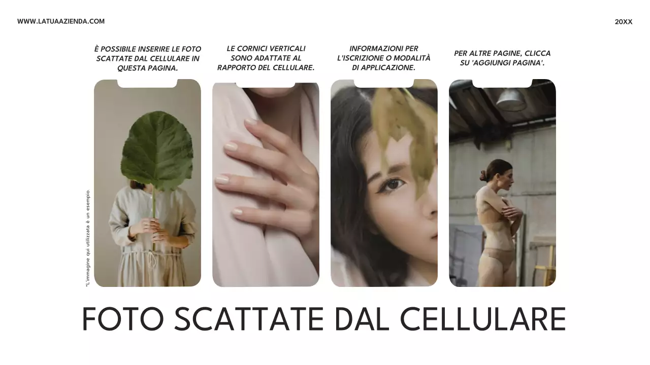 Collage di foto moderne in bianco e nero