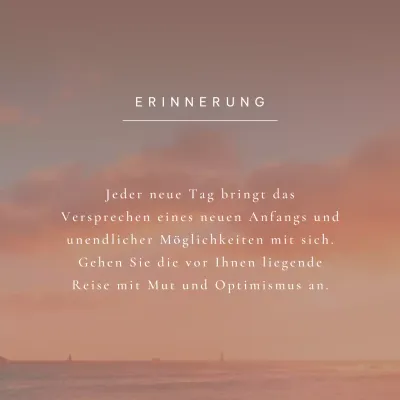 Orange Simple Motivational Quotes Werbung