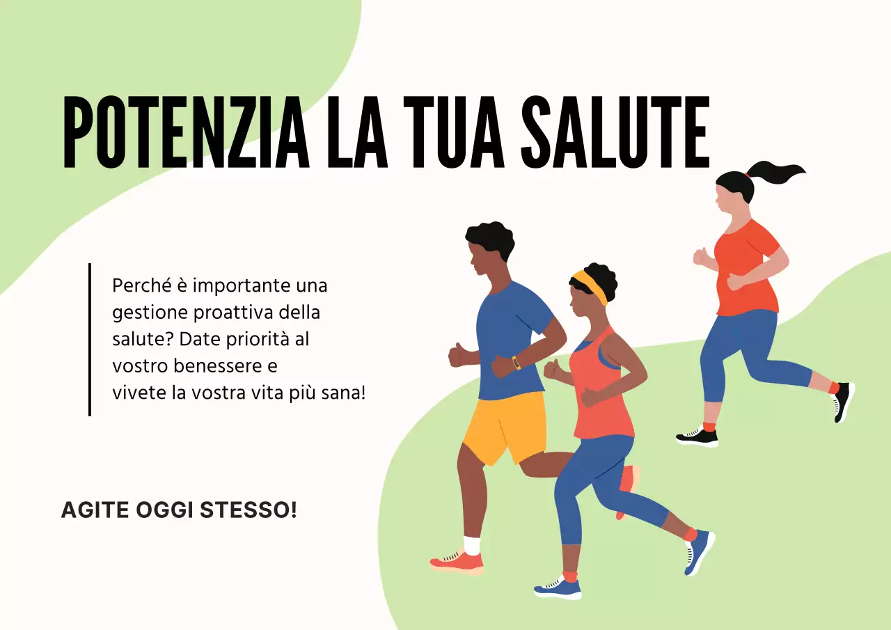 Verde Beige Audace Vita sana Motivazione Autocrescita
