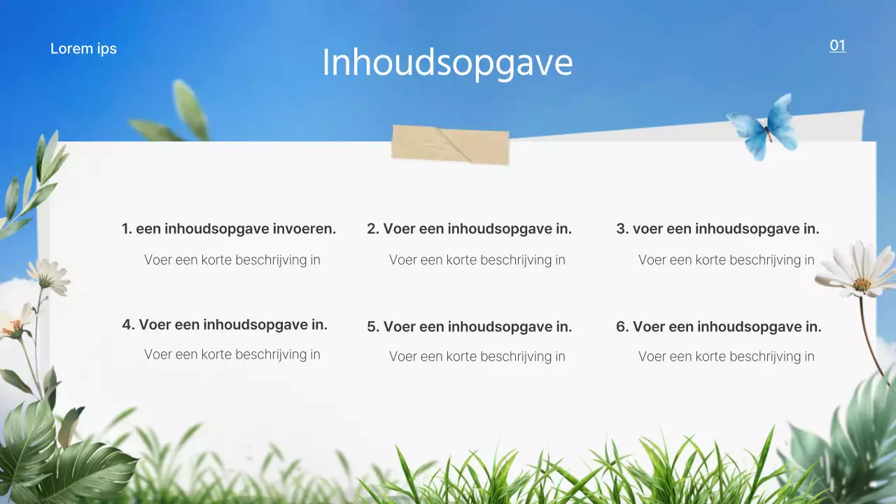 Hemelsblauw en voorstel voor natuurbehoud