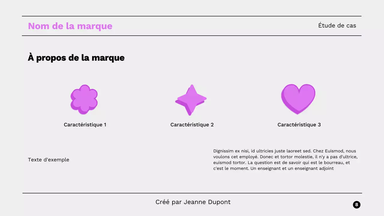 Portefeuille Lilas Basic Bold