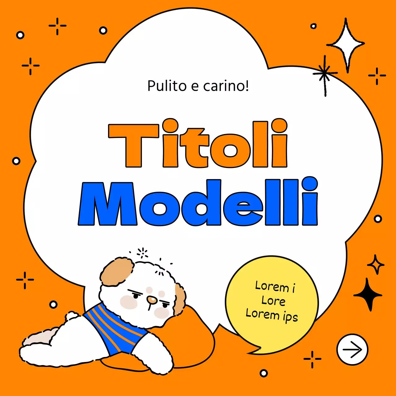 Simpatica copertina con cornice del titolo in arancione e rosa