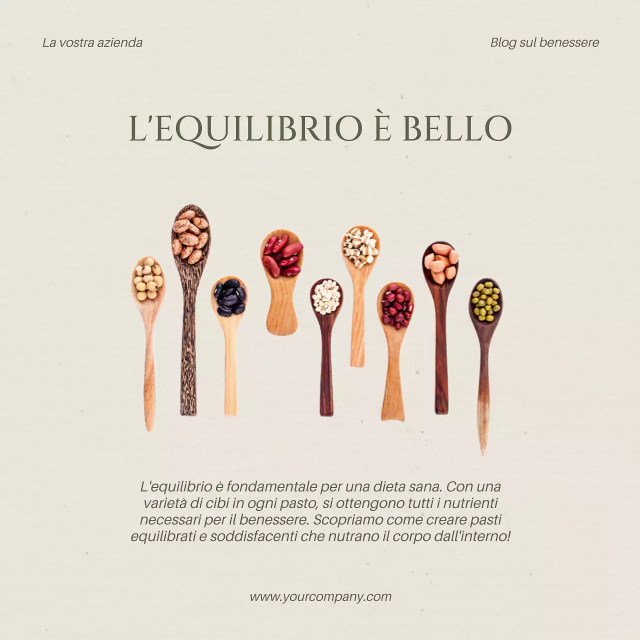 Promozione del blog sullo stile di vita sano e moderno Beige e Khaki