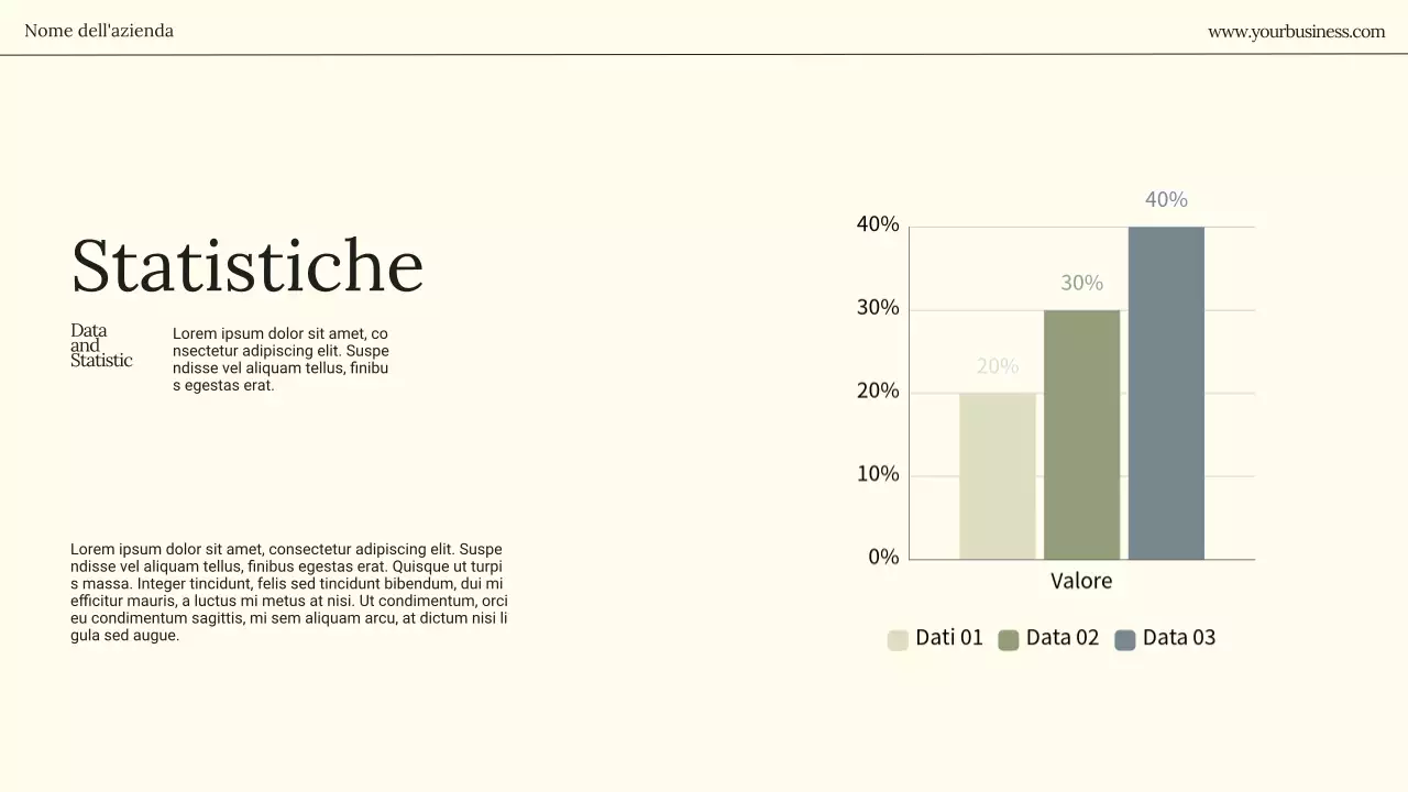Introduzione dell'azienda Beige Minimal Business